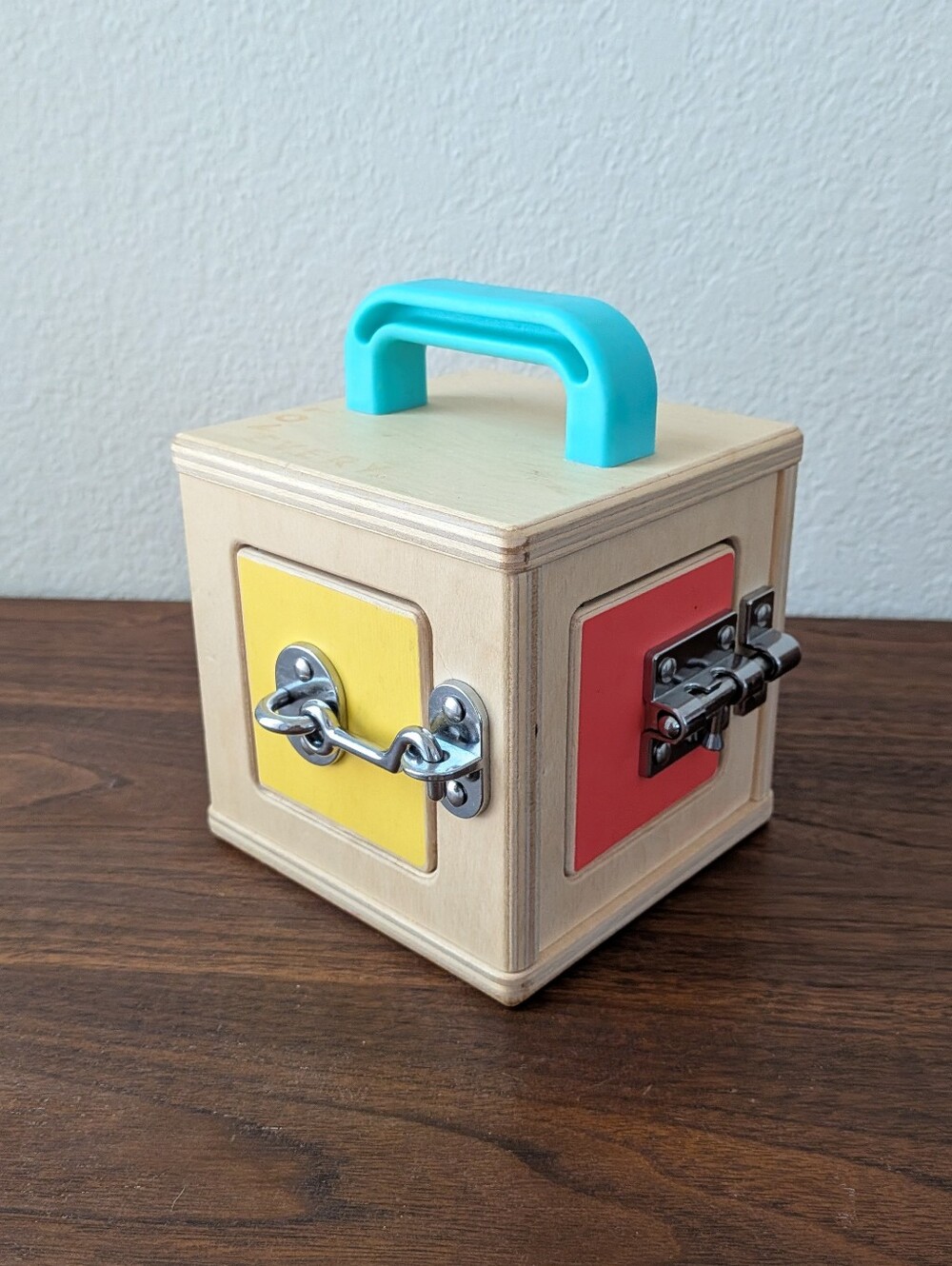 Lovevery The Lockbox Wooden Montessori Toy Latches The Realist Play Kit